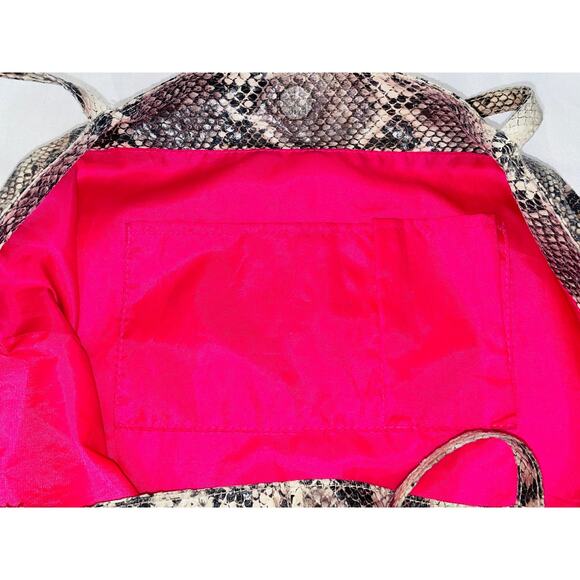 Saks Fifth Avenue‎ Snake Print Tote Bag - 19" Wide & 17" Deep - Picture 6 of 9
